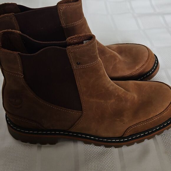 Brown Leather Ankle Waterproof Boots - Picture 14 of 16